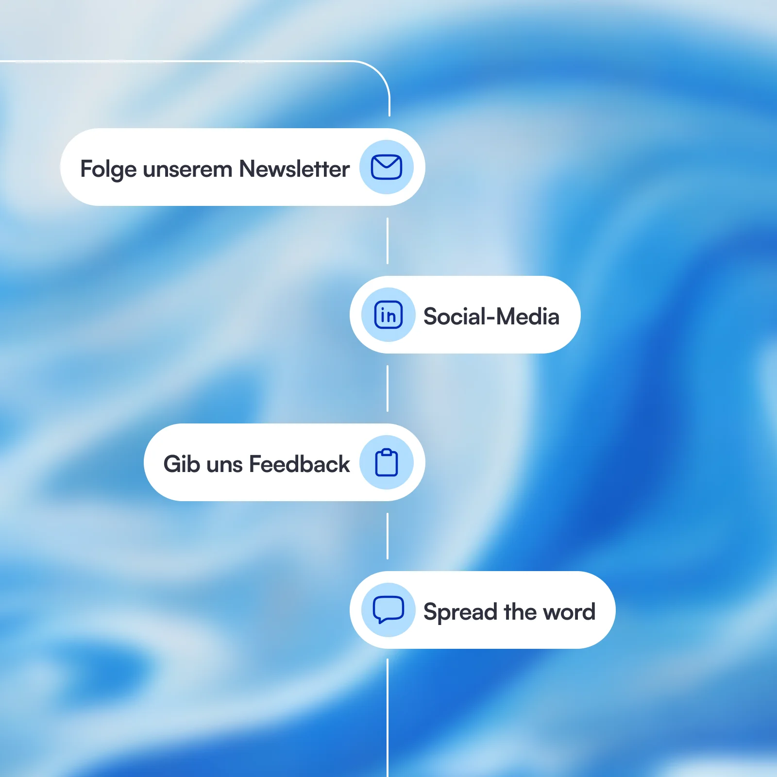 Passive Unterstützung Illustration